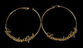 Hoop's Lowrider Girl Large Gold (Pair)